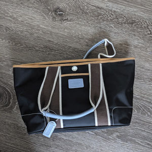 Coach Hampton nylon mini tote purse in black